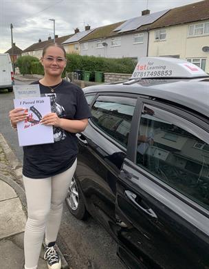1st time pass for Chelsey